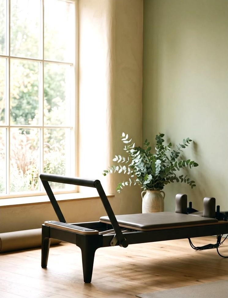 Studio pilates — sala z reformerami