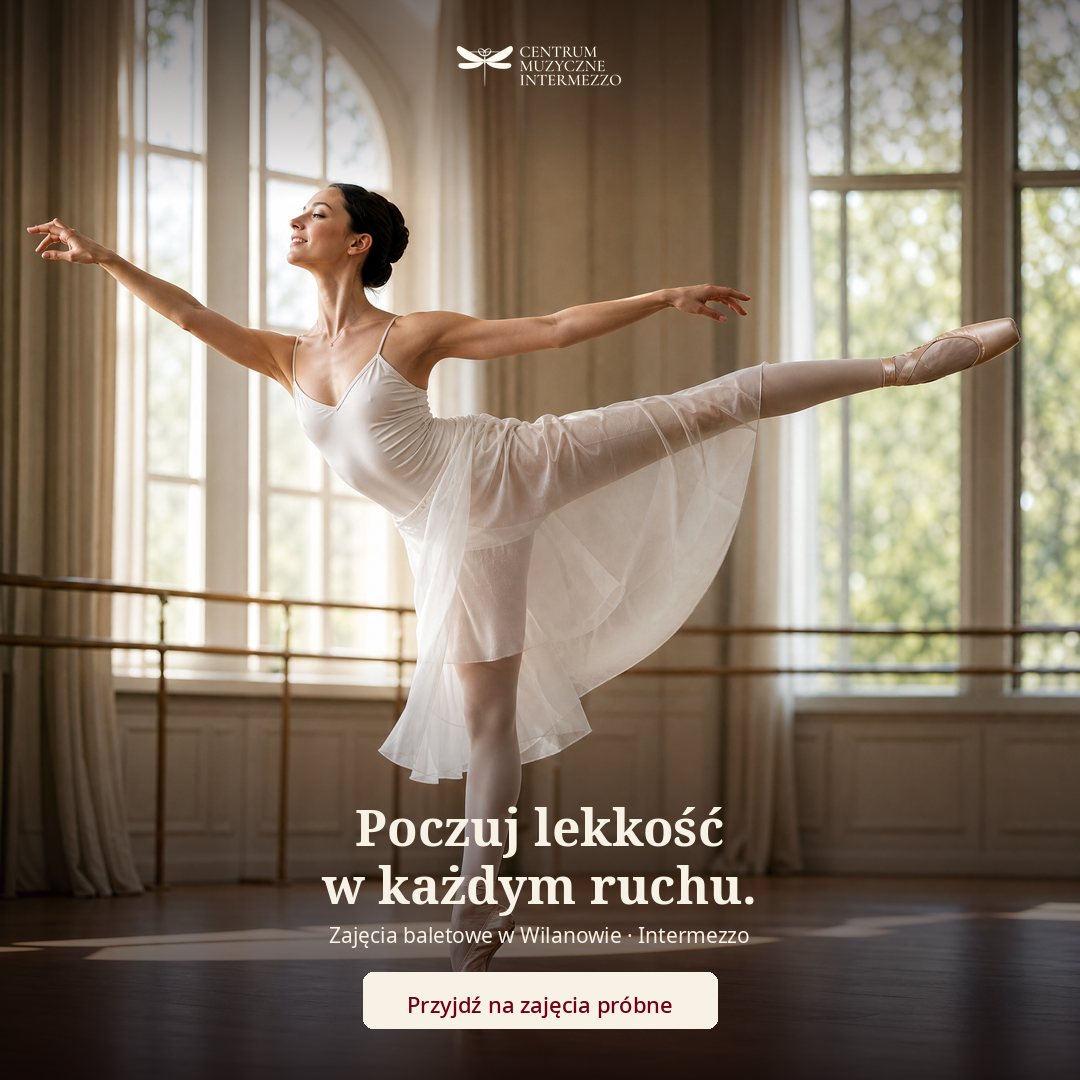 Kreacja reklamowa: zajęcia baletowe