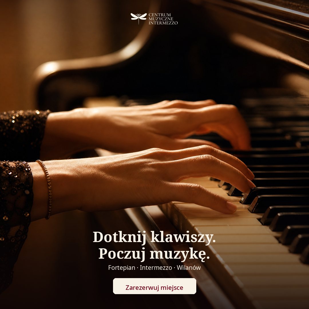 Kreacja reklamowa: nauka fortepianu