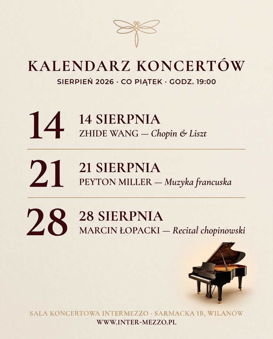 Kreacja: kalendarz koncertów
