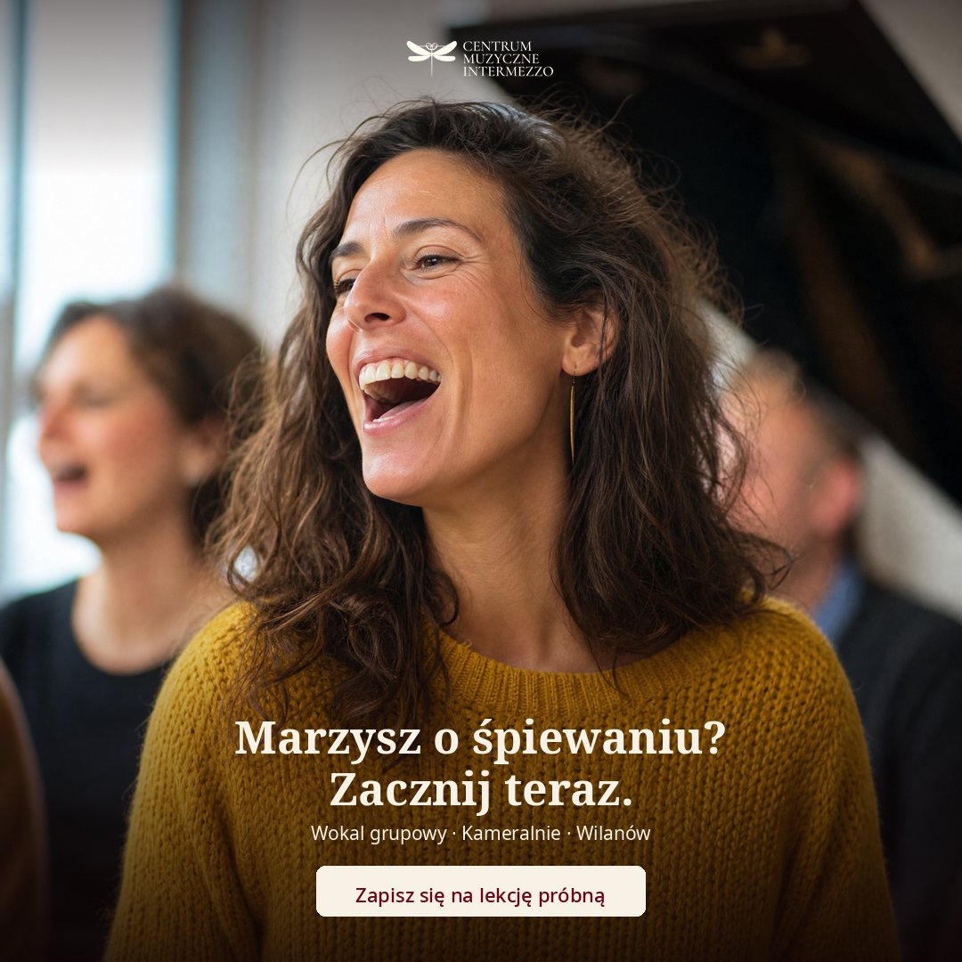 Kreacja reklamowa: zajęcia wokalne