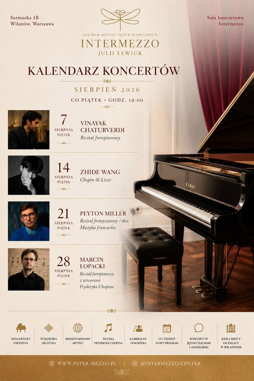 Kalendarz koncertów Intermezzo