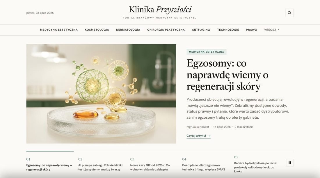 Klinika Przyszłości — strona główna portalu